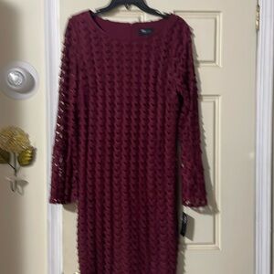Cranberry lace Dress